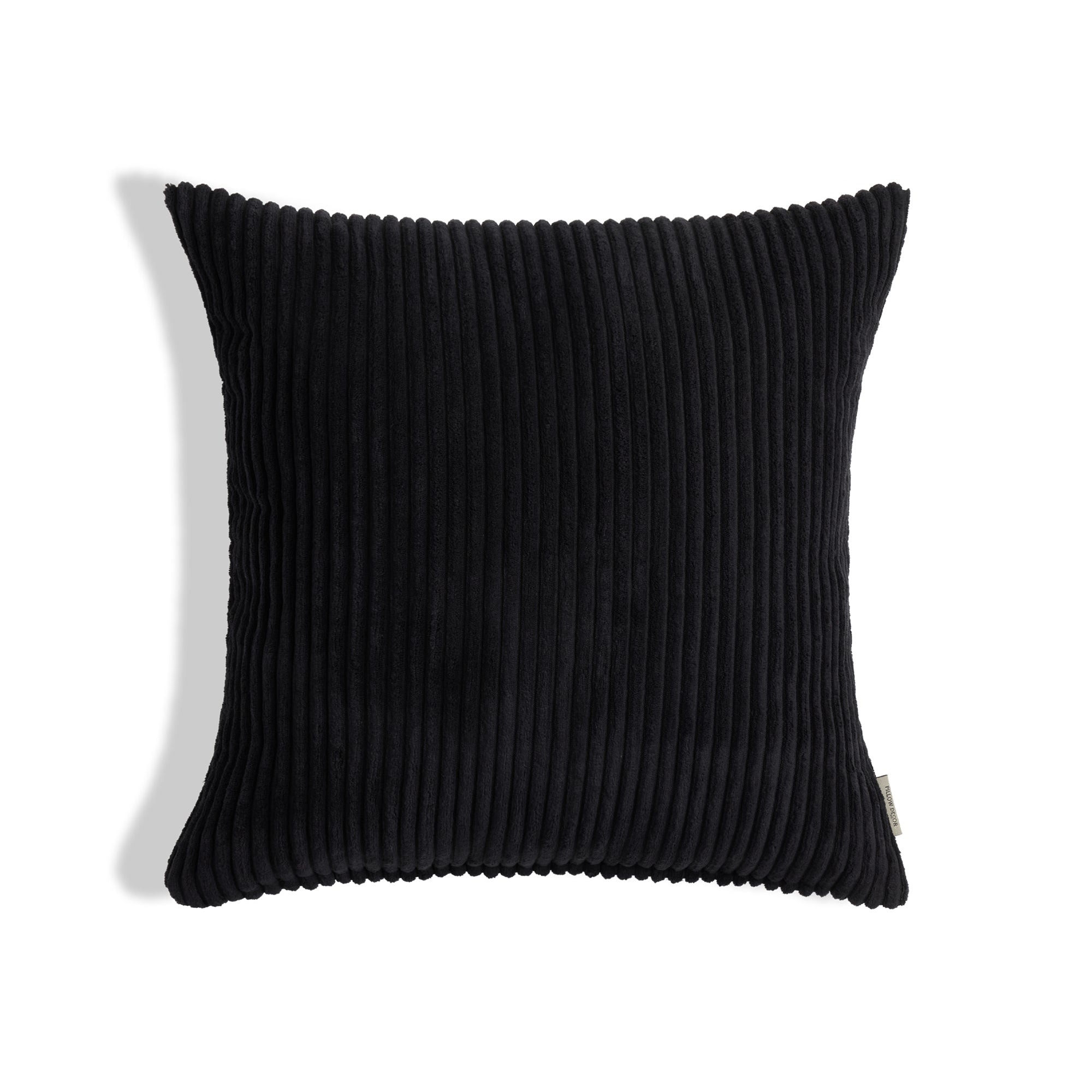 Margo Corduroy Pillow - Black - 18x18 square pillow