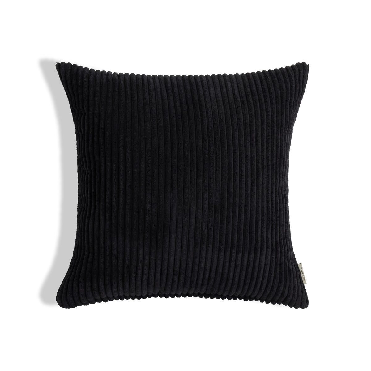 Margo Corduroy Pillow - Black - 18x18 square pillow
