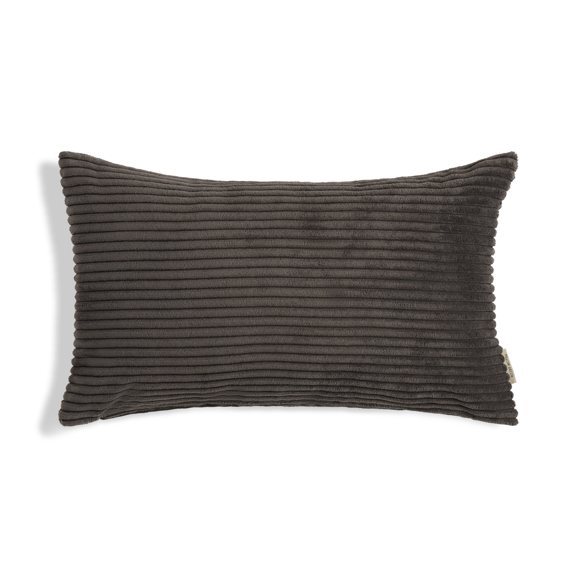 Margo Corduroy Pillow - Brown - 12x20 lumbar pillow