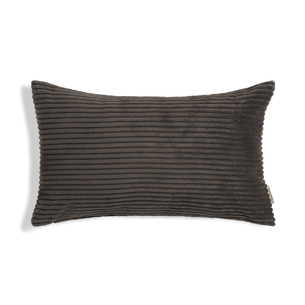 Margo Corduroy Pillow - Brown - 12x20 lumbar pillow