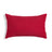 Margo Corduroy Pillow - Crimson Red - 12x20 lumbar pillow