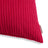 Margo Corduroy Pillow - Crimson Red - corner detail | all-groups