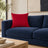 Margo Corduroy Pillow - Crimson Red - 22x22 square pillow - lifestyle | all-groups