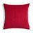 Margo Corduroy Pillow - Crimson Red - 22x22 square pillow