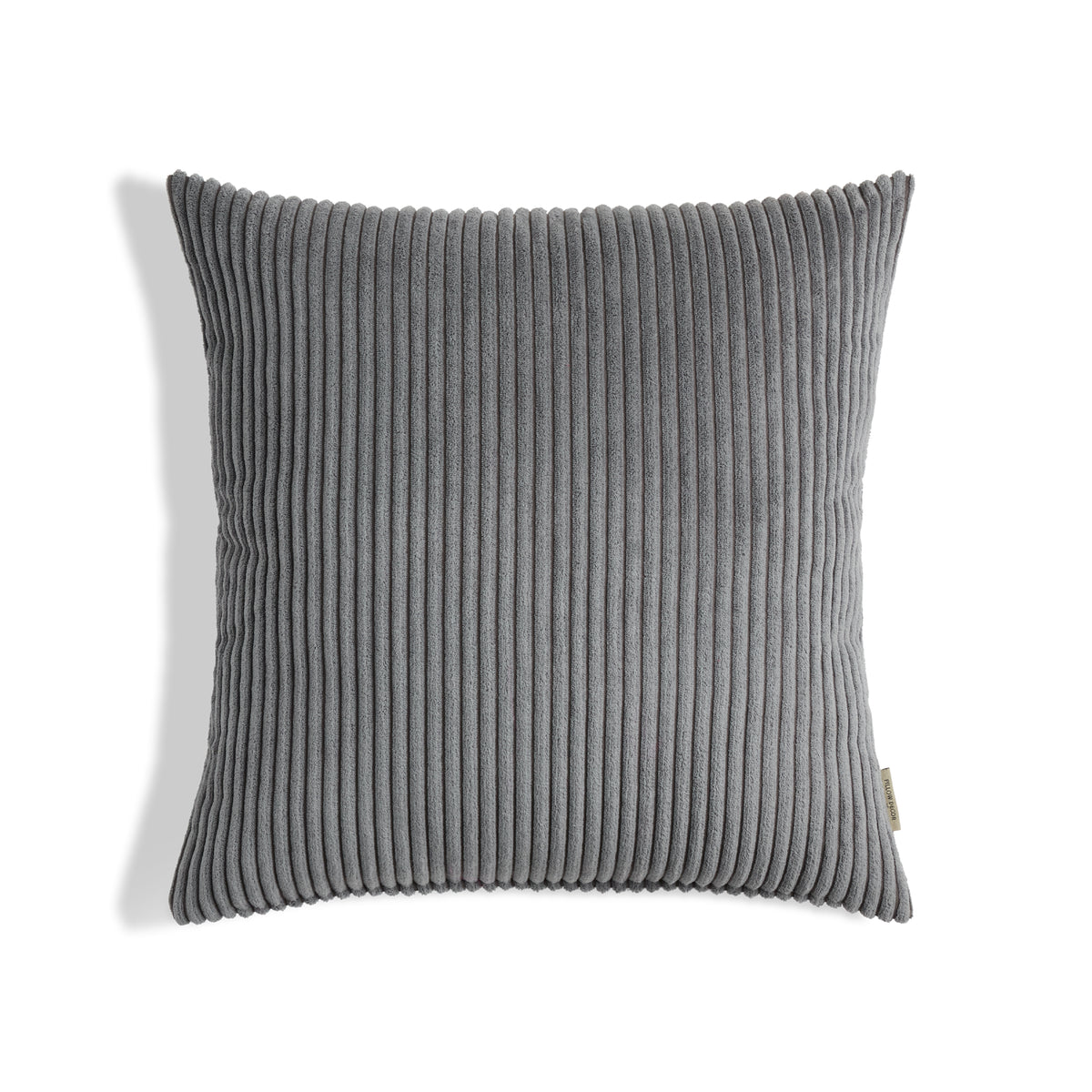 Margo Corduroy Pillow - Gray - 18x18 square pillow