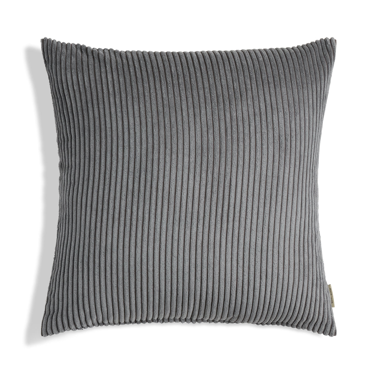 Margo Corduroy Pillow - Gray - 22x22 square pillow