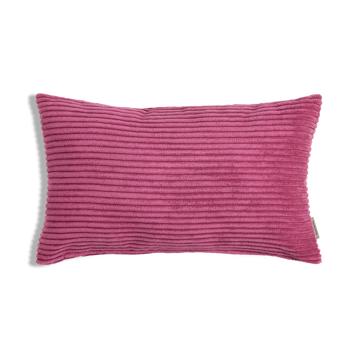 Margo Corduroy Pillow - Hot Pink - 12x20 lumbar pillow