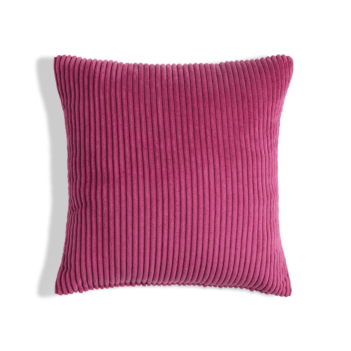 Margo Corduroy Pillow - Hot Pink - 18x18 square pillow