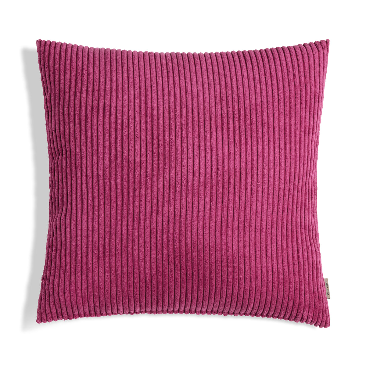 Margo Corduroy Pillow - Hot Pink - 22x22 square pillow