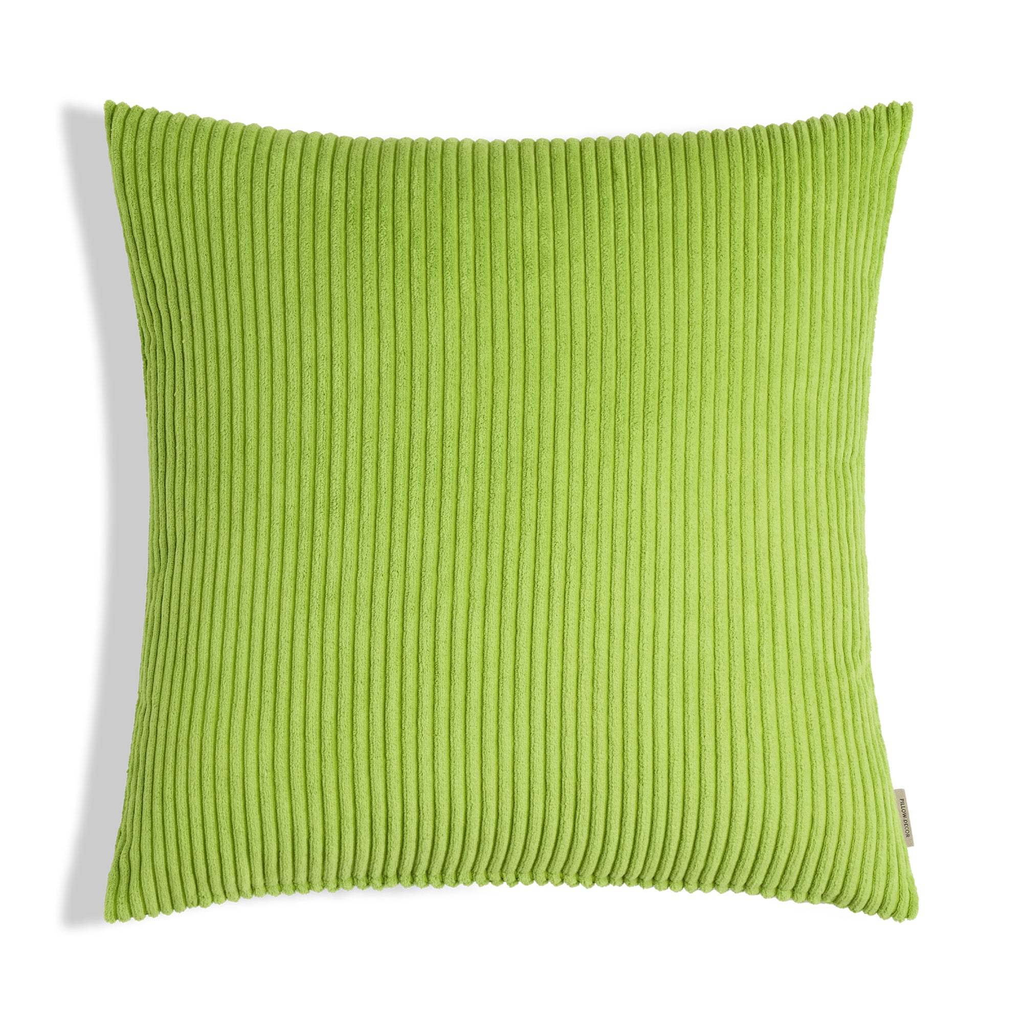 Margo Corduroy Pillow - Lime Green - 22x22 square pillow