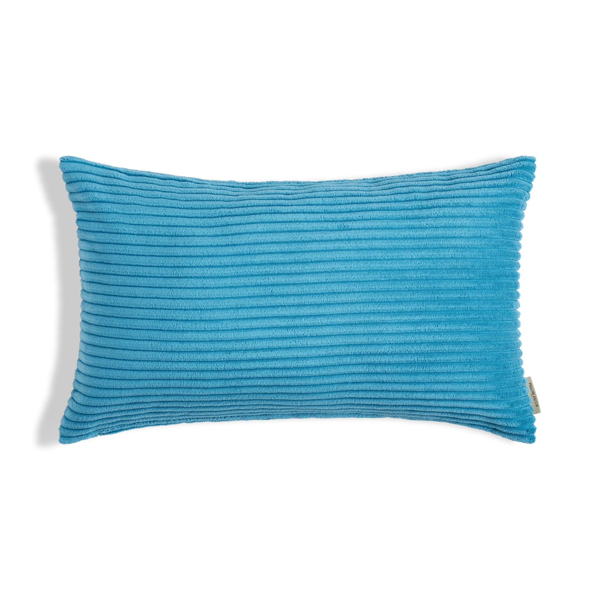 Margo Corduroy Pillow - Marine Blue - 12x20 lumbar pillow