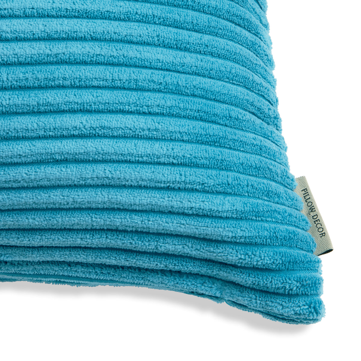 Margo Corduroy Pillow - Marine Blue - corner detail | all-groups
