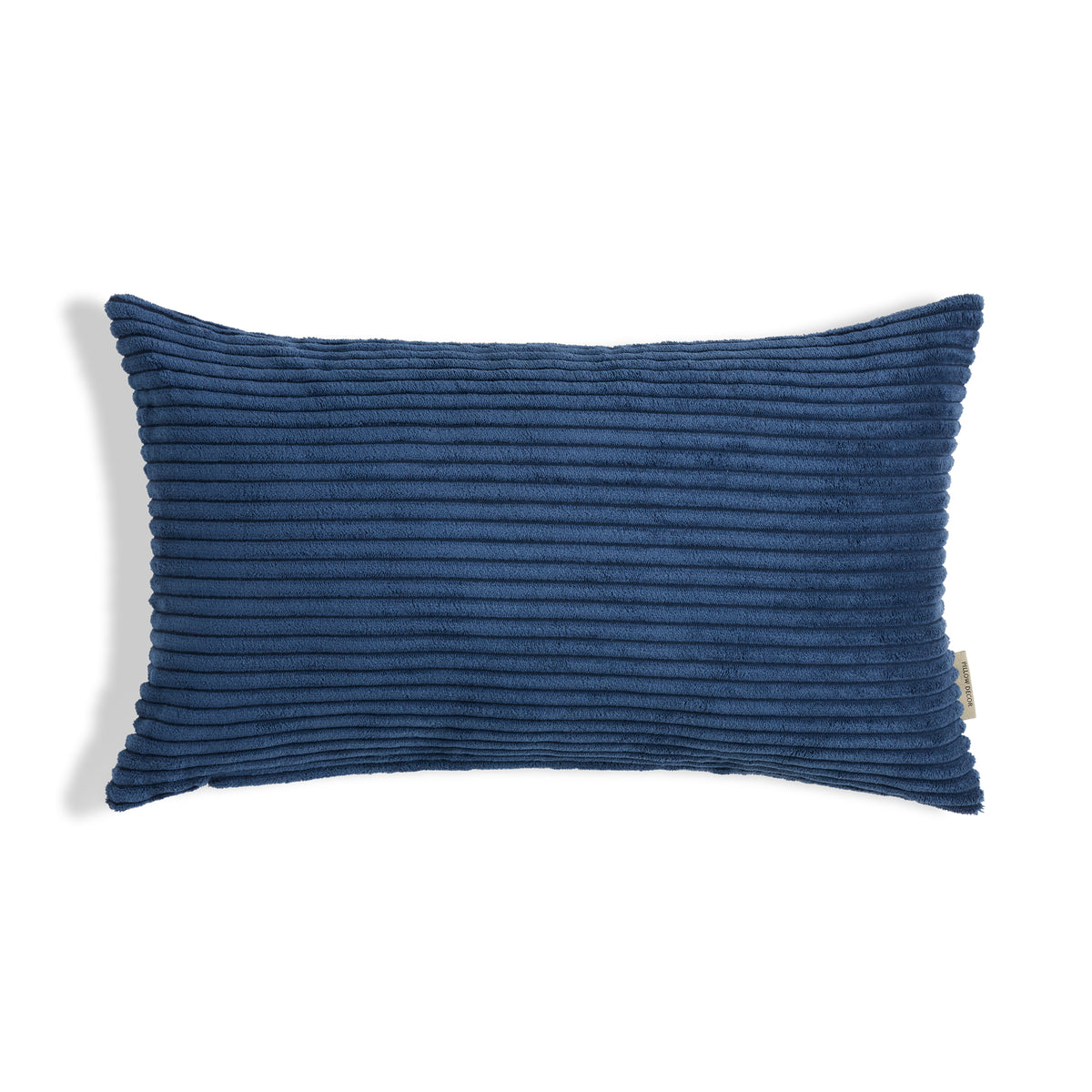 Margo Corduroy Pillow - Midnight Blue - 12x20 lumbar pillow