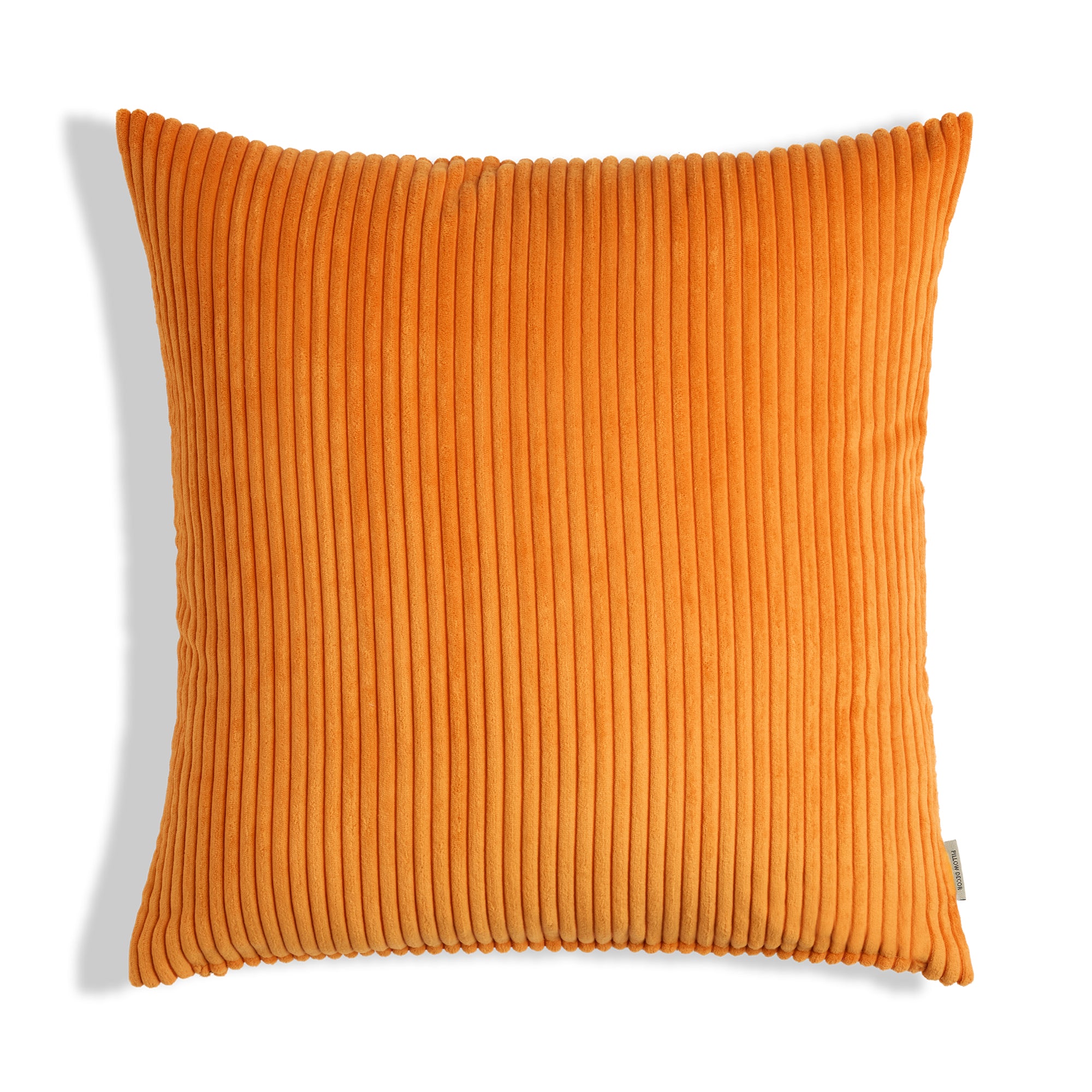 Margo Corduroy Pillow - Orange - 22x22 square pillow