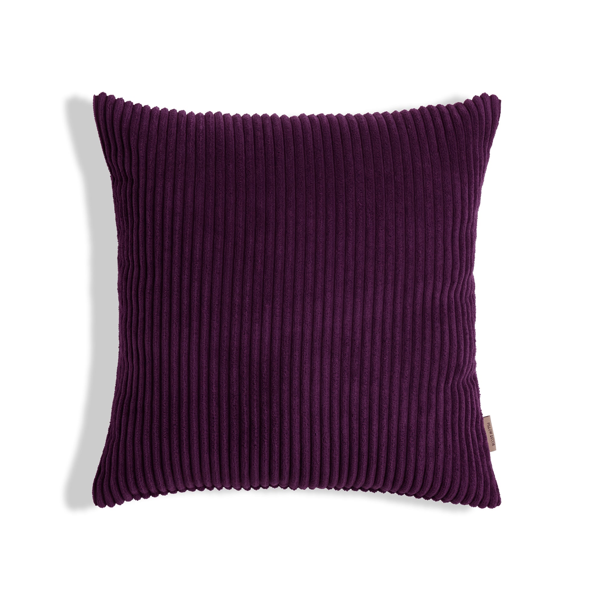 Margo Corduroy Pillow - Purple - 18x18 square pillow