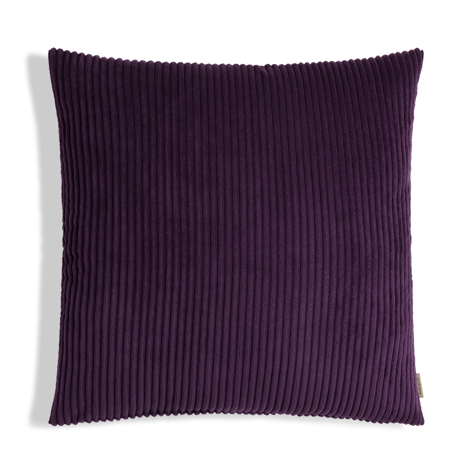 Margo Corduroy Pillow - Purple - 22x22 square pillow