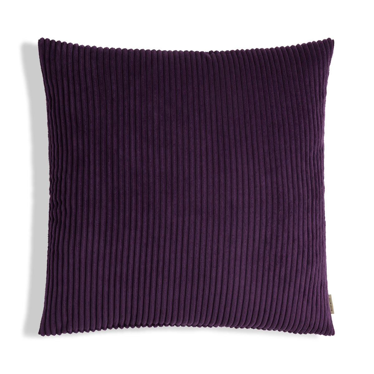 Margo Corduroy Pillow - Purple - 22x22 square pillow
