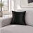 Sankara Silk Pillow - Black - 16x16 square pillow - lifestyle