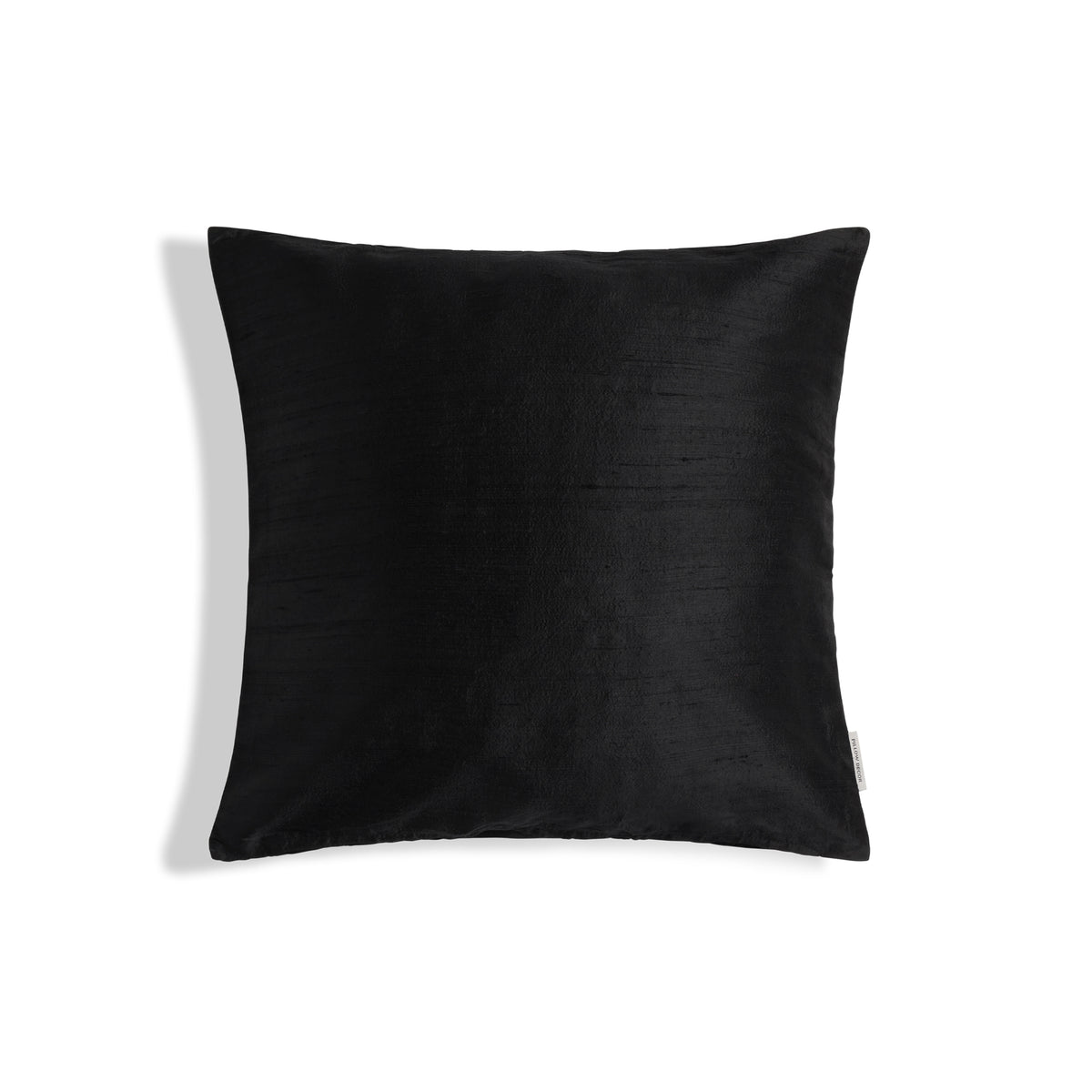 Sankara Silk Pillow - Black - 16x16 square pillow