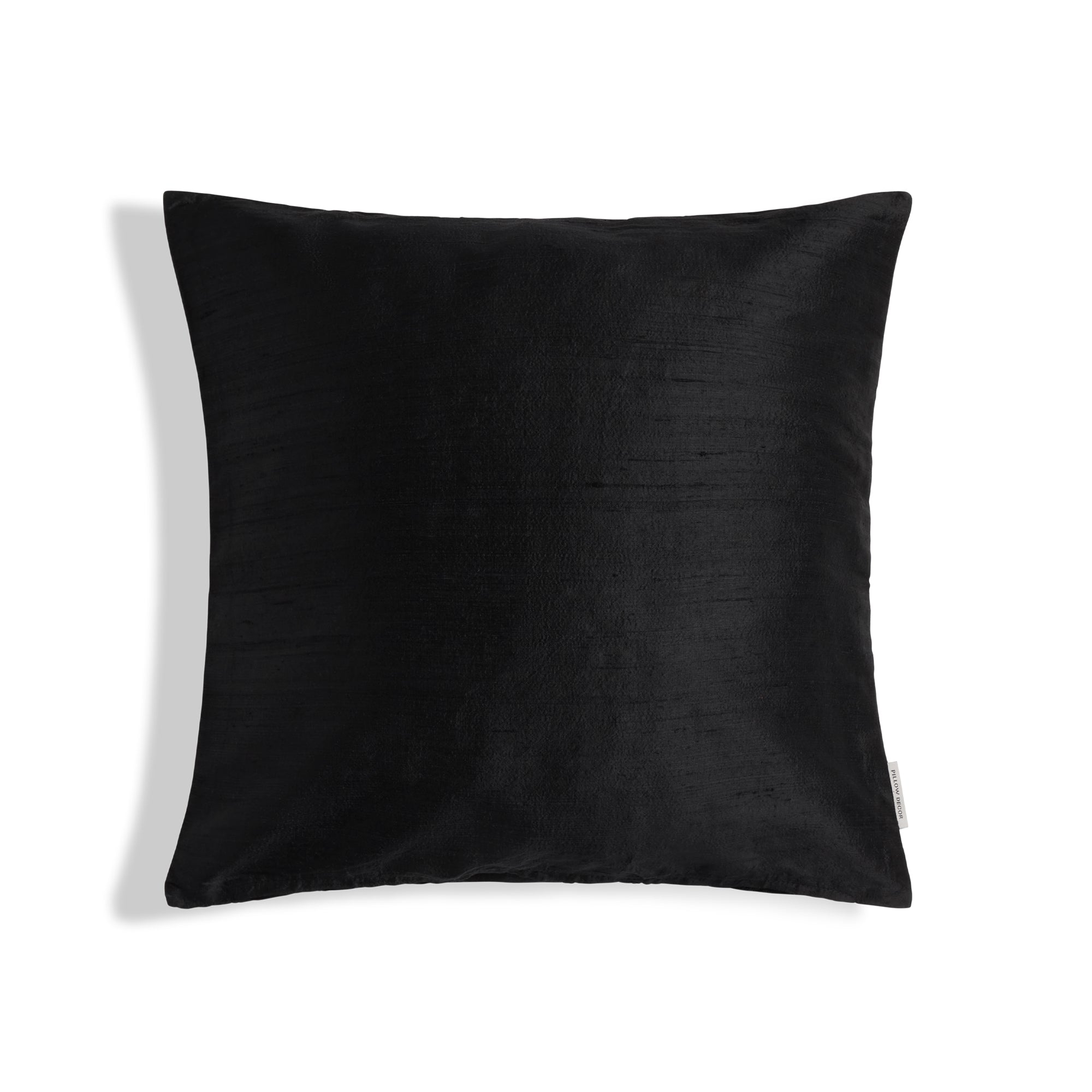 Sankara Silk Pillow - Black - 18x18 square pillow