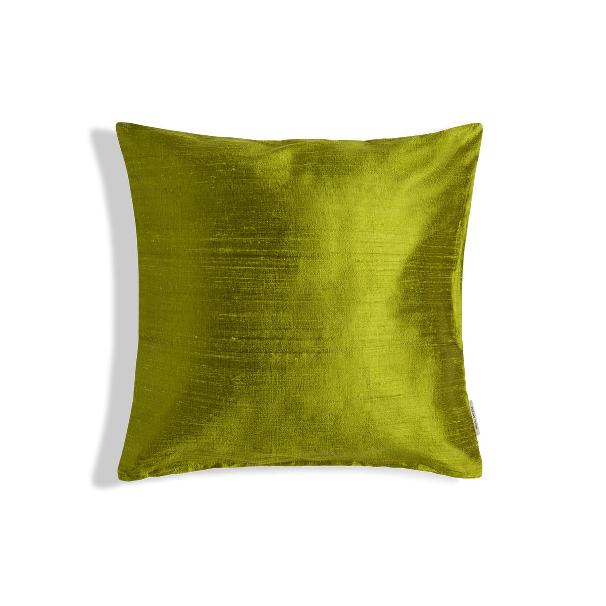 Sankara Silk Pillow - Chartreuse - 16x16 square pillow