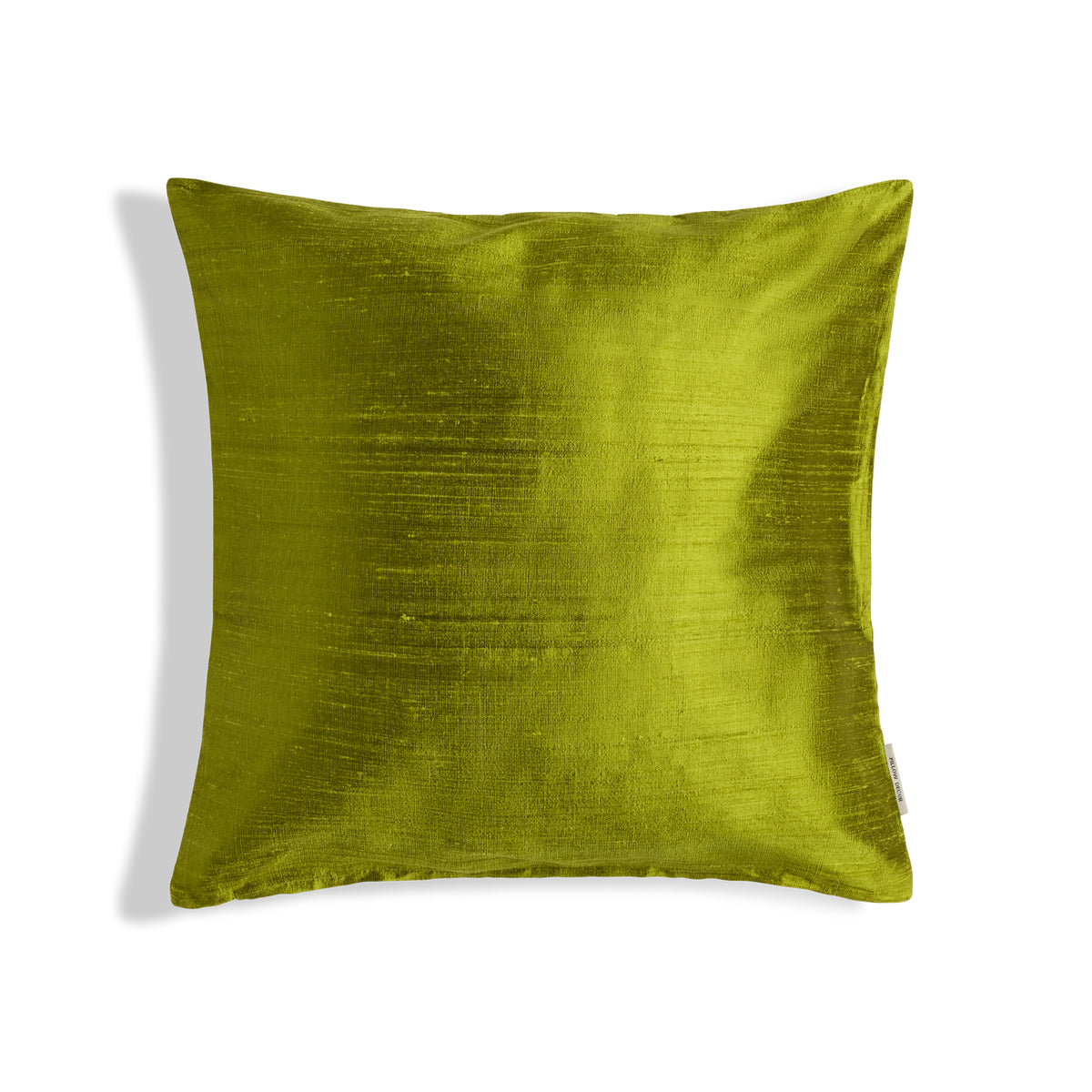 Sankara Silk Pillow - Chartreuse - 18x18 square pillow