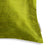 Sankara Silk Pillow - Chartreuse - corner detail | all-groups