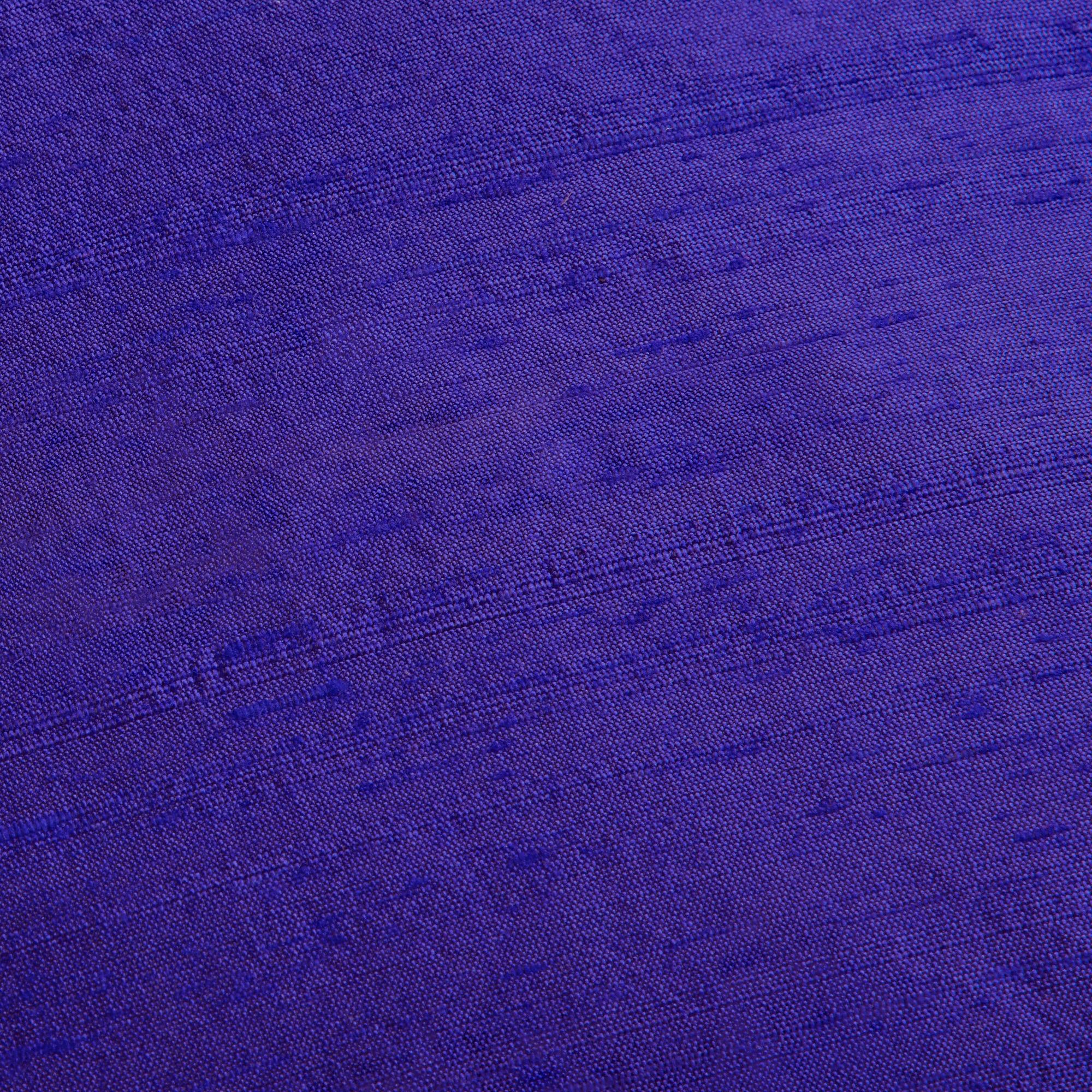 Sankara Silk Pillow - Cobalt Blue - fabric detail | all-groups