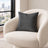 Sankara Silk Pillow - Dark Gray - 16x16 square pillow - lifestyle | all-groups