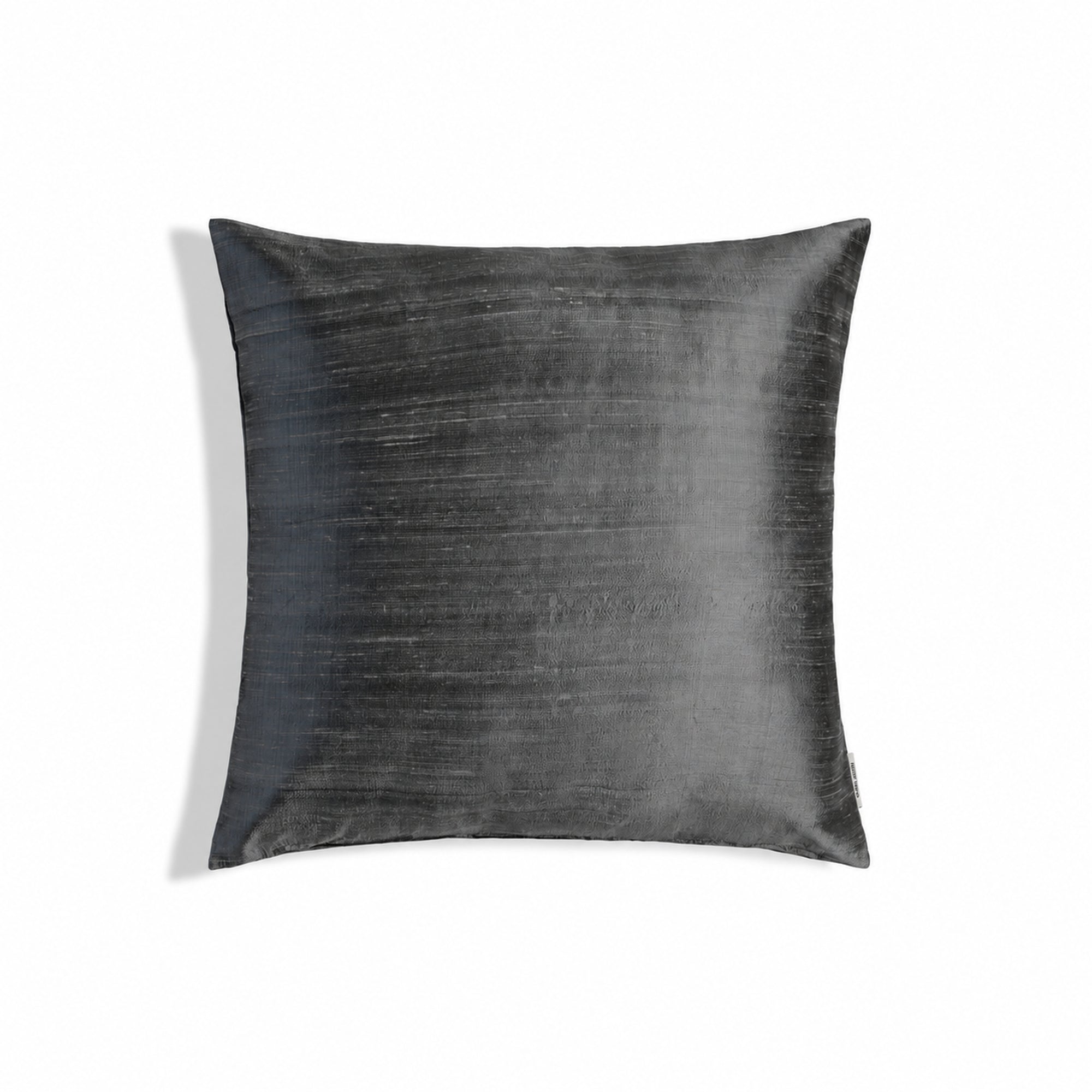 Sankara Silk Pillow - Dark Gray - 16x16 square pillow