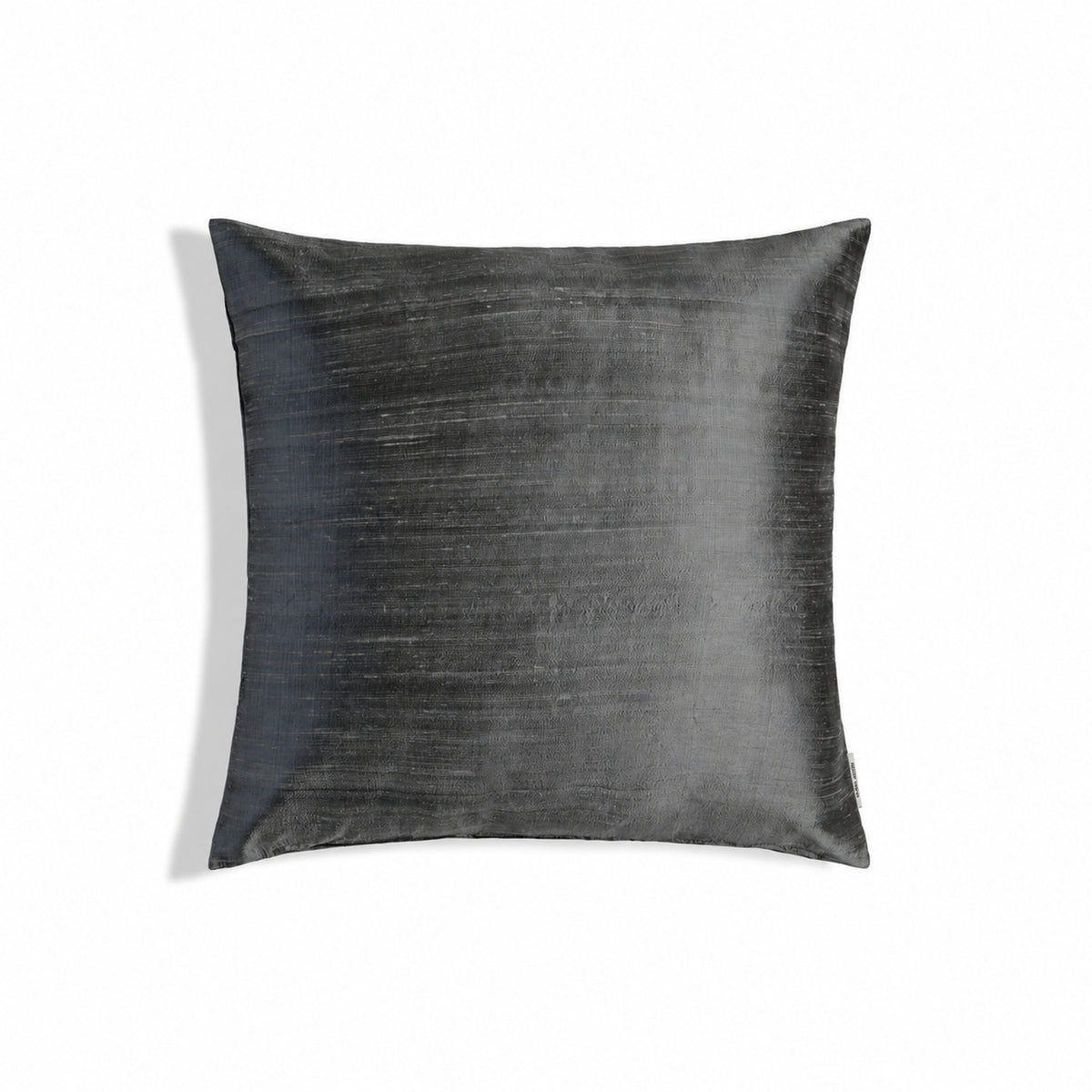 Sankara Silk Pillow - Dark Gray - 16x16 square pillow