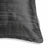Sankara Silk Pillow - Dark Gray - corner detail | all-groups