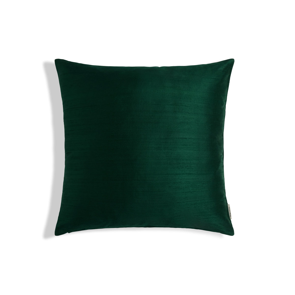 Sankara Silk Pillow - Dark Green - 16x16 square pillow