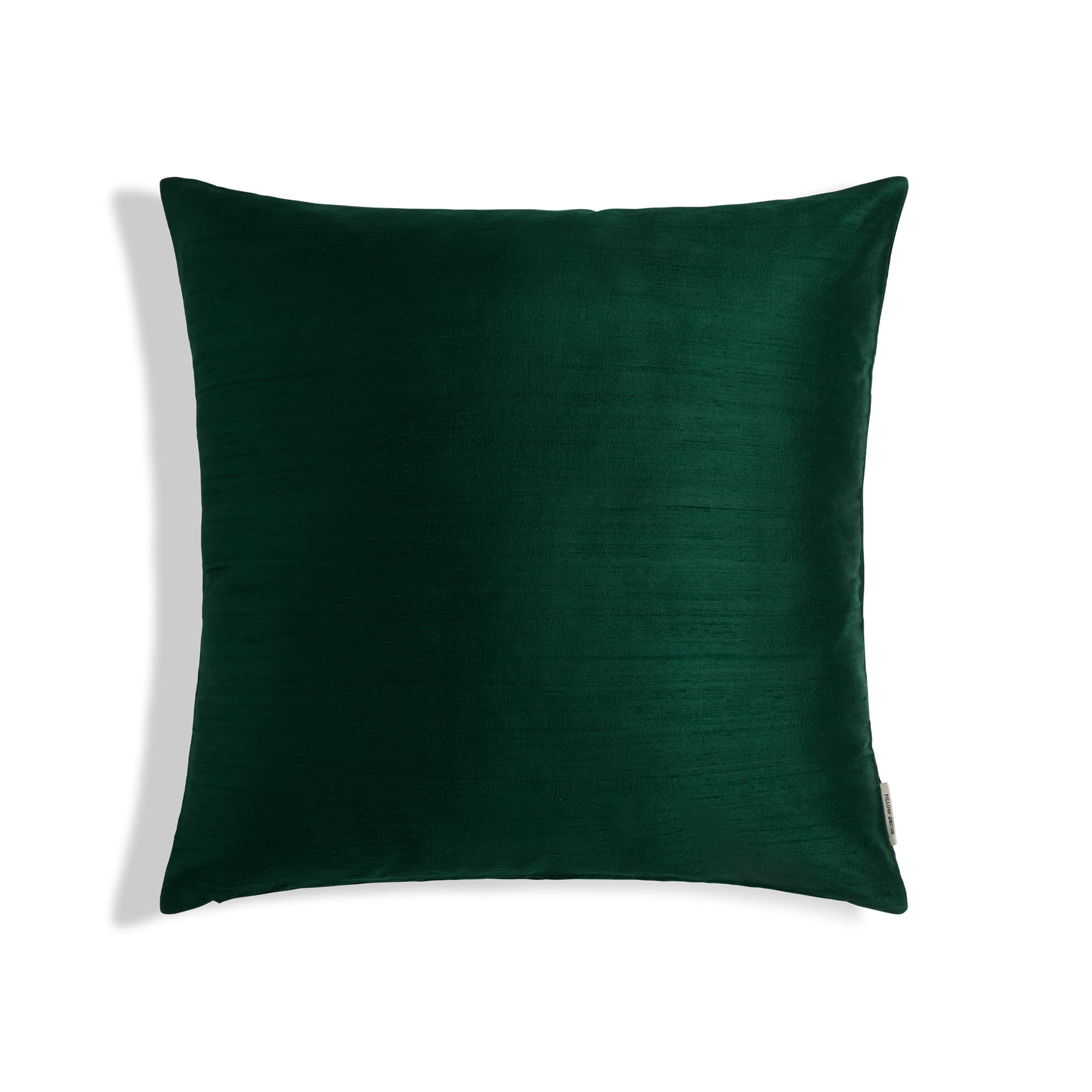 Sankara Silk Pillow - Dark Green - 18x18 square pillow
