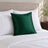 Sankara Silk Pillow - Dark Green - 20x20 square pillow - lifestyle | all-groups