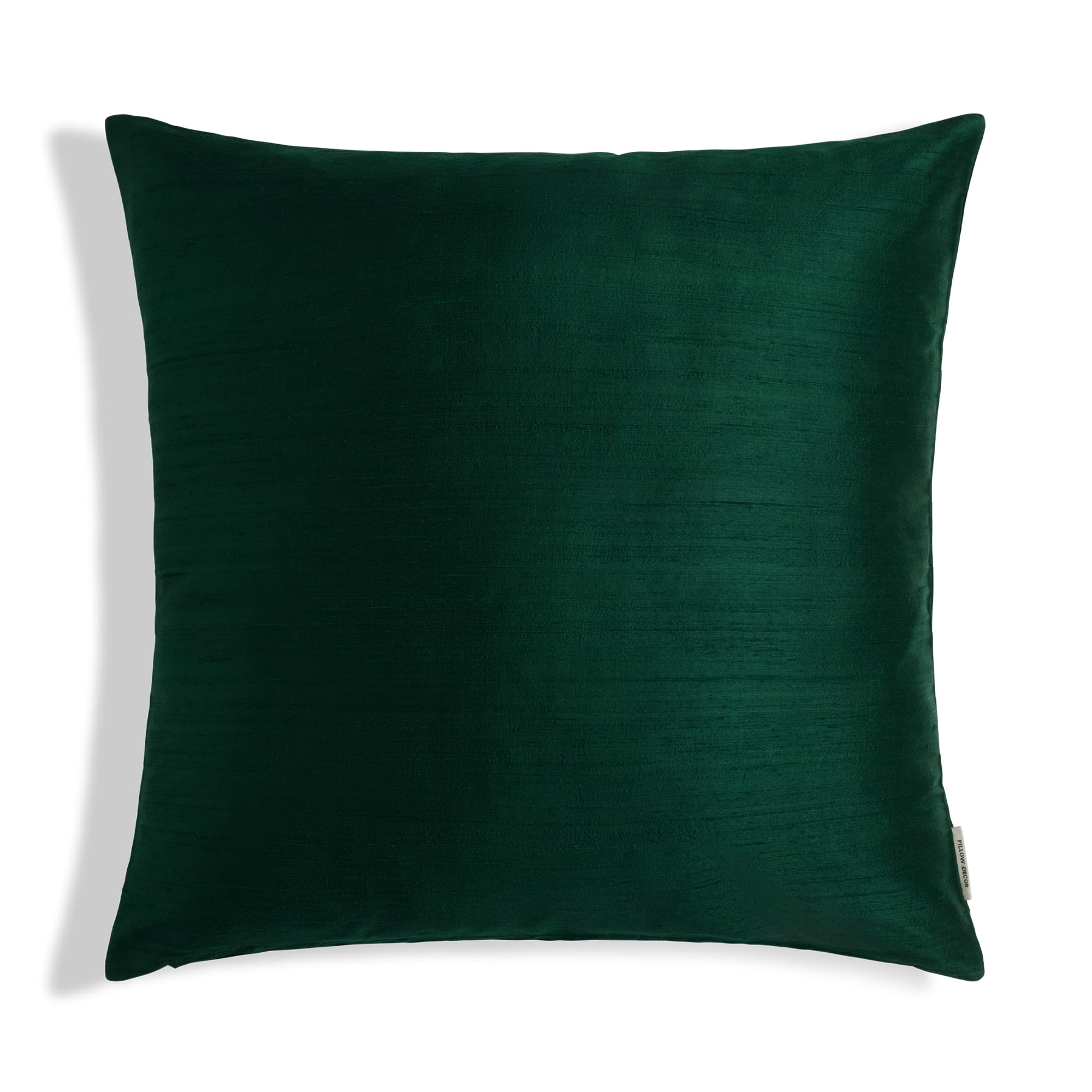 Sankara Silk Pillow - Dark Green - 20x20 square pillow