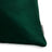 Sankara Silk Pillow - Dark Green - corner detail | all-groups