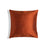 Sankara Silk Pillow - Dark Orange - 16x16 square pillow