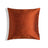 Sankara Silk Pillow - Dark Orange - 18x18 square pillow