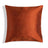 Sankara Silk Pillow - Dark Orange - 20x20 square pillow