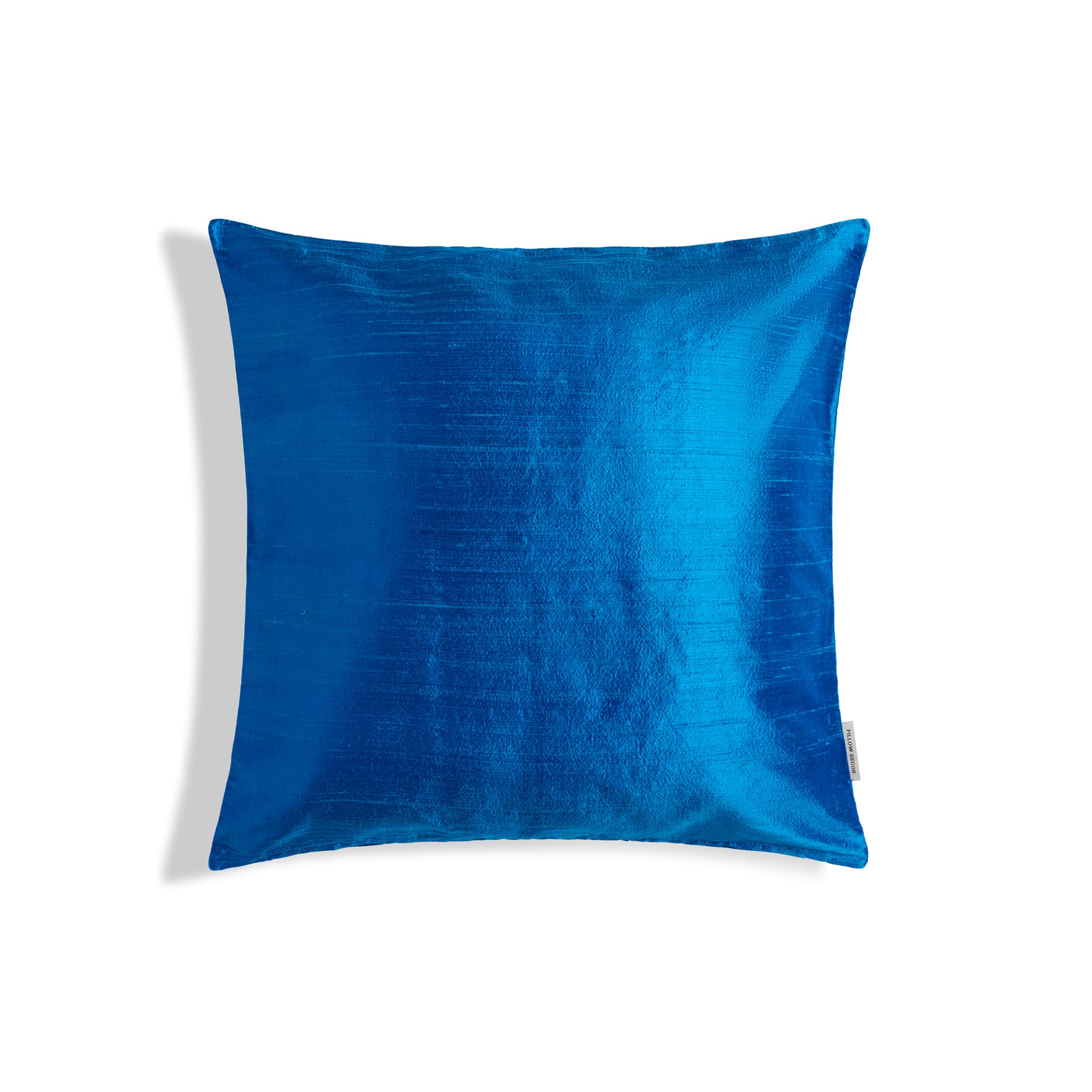 Sankara Silk Pillow - Electric Blue - 16x16 square pillow