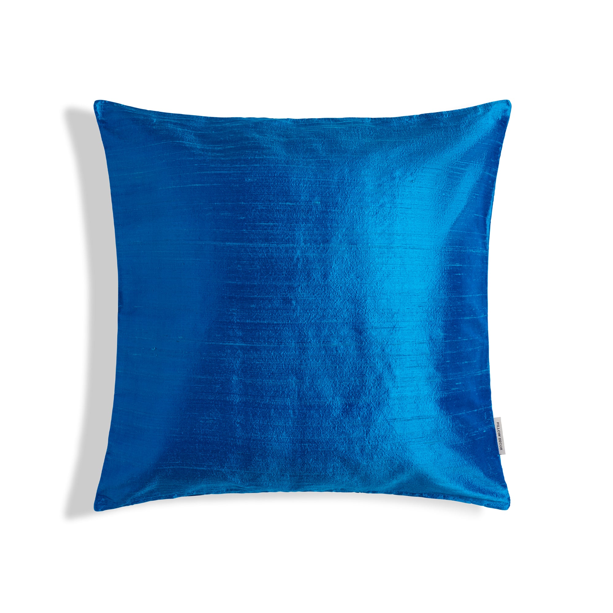 Sankara Silk Pillow - Electric Blue - 18x18 square pillow