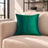 Sankara Silk Pillow - Emerald Green - 16x16 square pillow - lifestyle