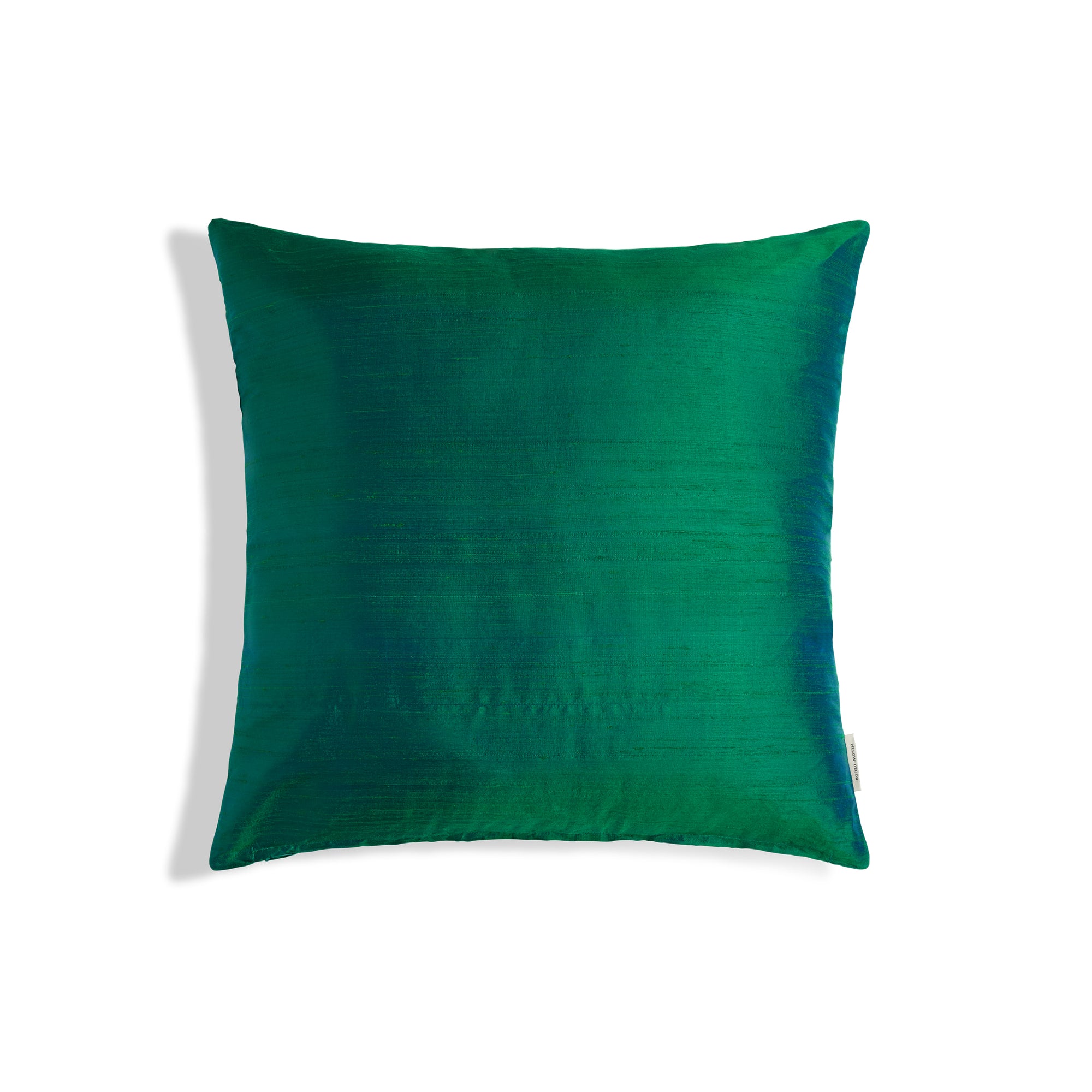 Sankara Silk Pillow - Emerald Green - 16x16 square pillow