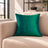 Sankara Silk Pillow - Emerald Green - 18x18 square pillow - lifestyle