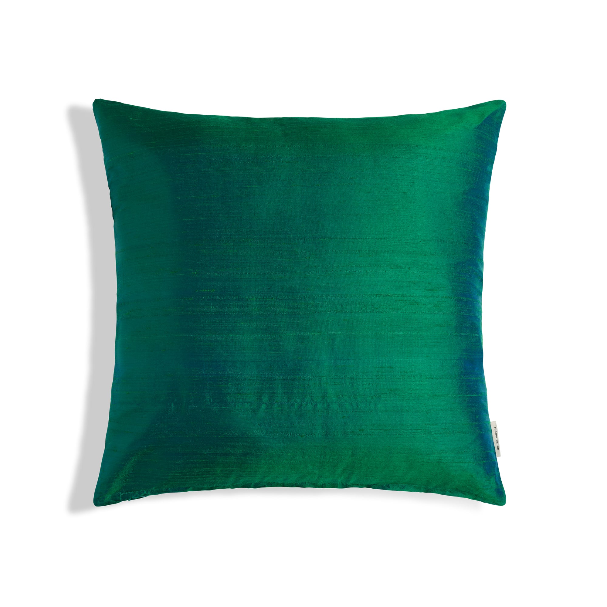Sankara Silk Pillow - Emerald Green - 18x18 square pillow
