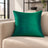 Sankara Silk Pillow - Emerald Green - 20x20 square pillow - lifestyle | all-groups