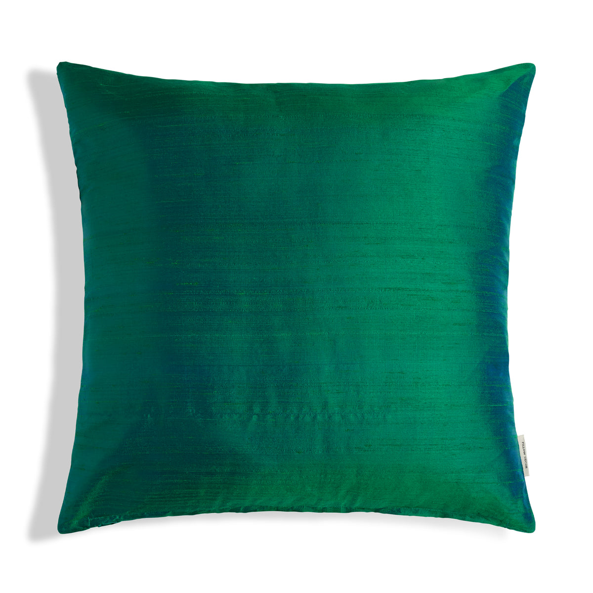 Sankara Silk Pillow - Emerald Green - 20x20 square pillow