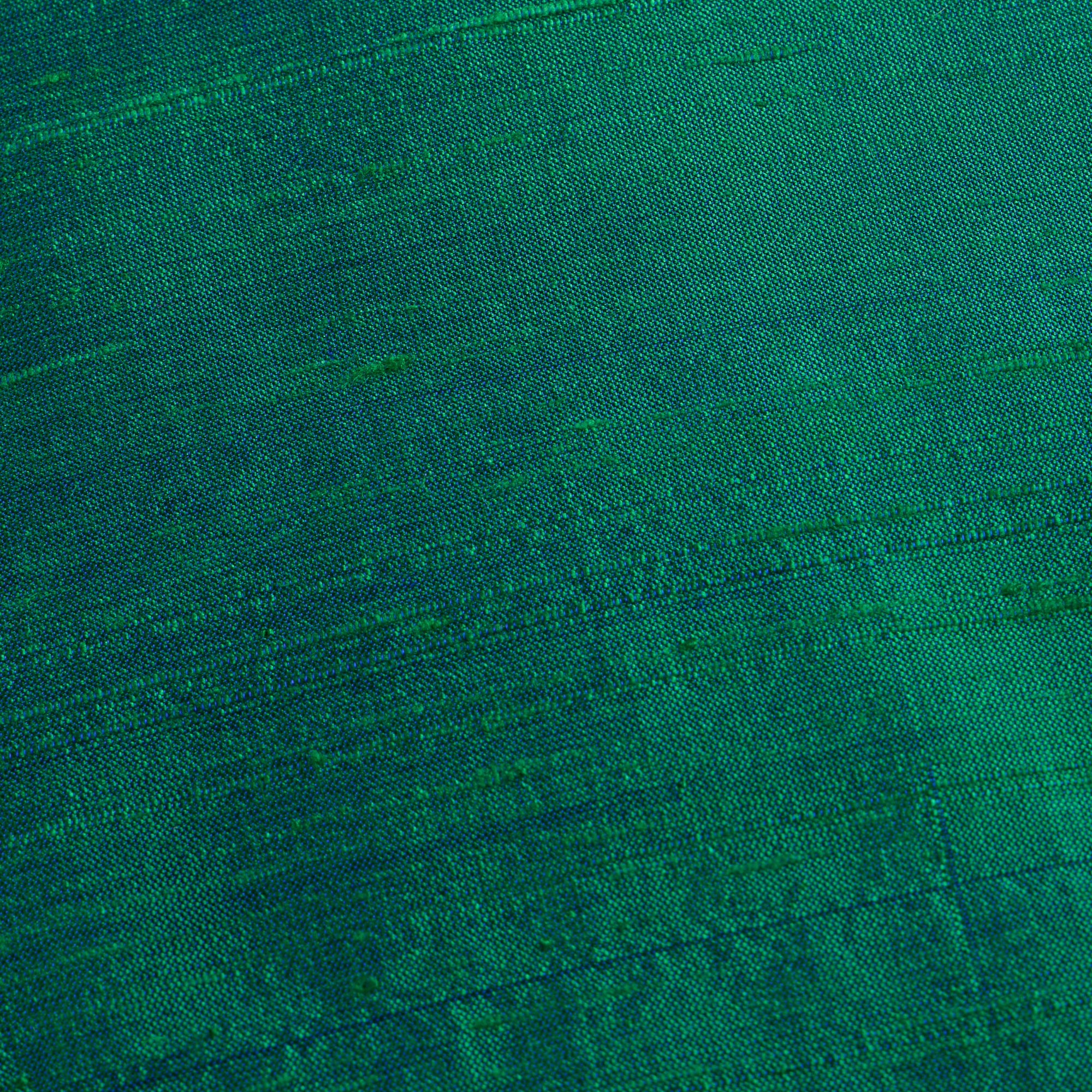 Sankara Silk Pillow - Emerald Green - fabric detail | all-groups