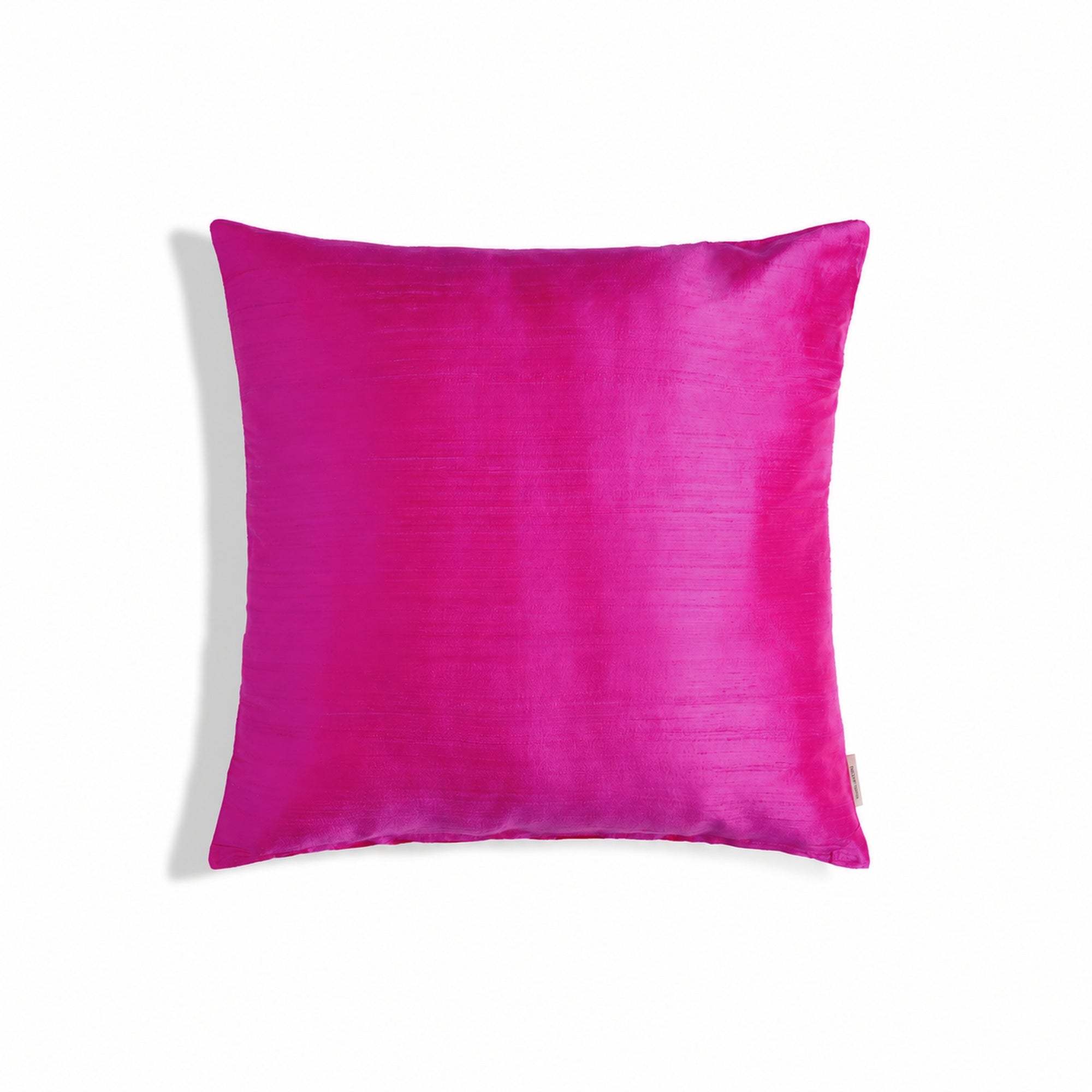 Sankara Silk Pillow - Fuchsia - 16x16 square pillow